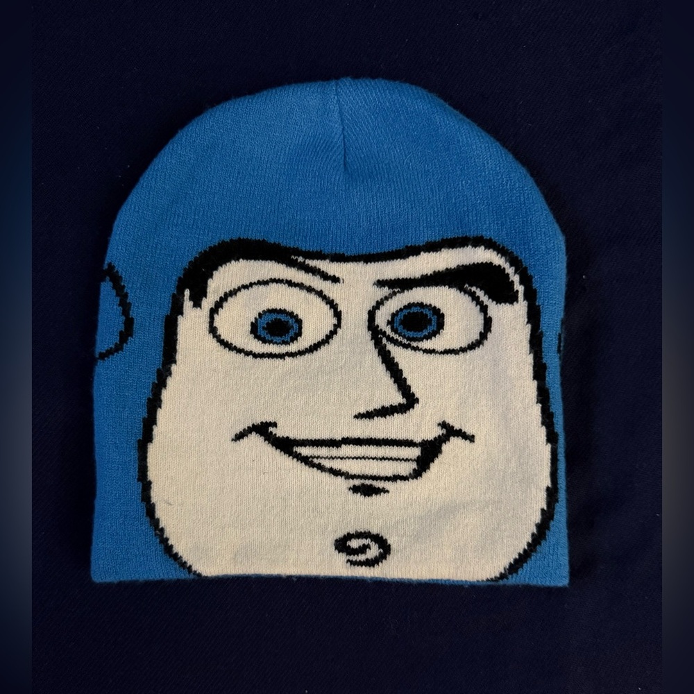 Disney  Buzzlight year Blue and White beanie